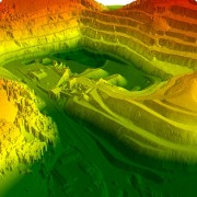 model 3d kopalni odkrywkowej